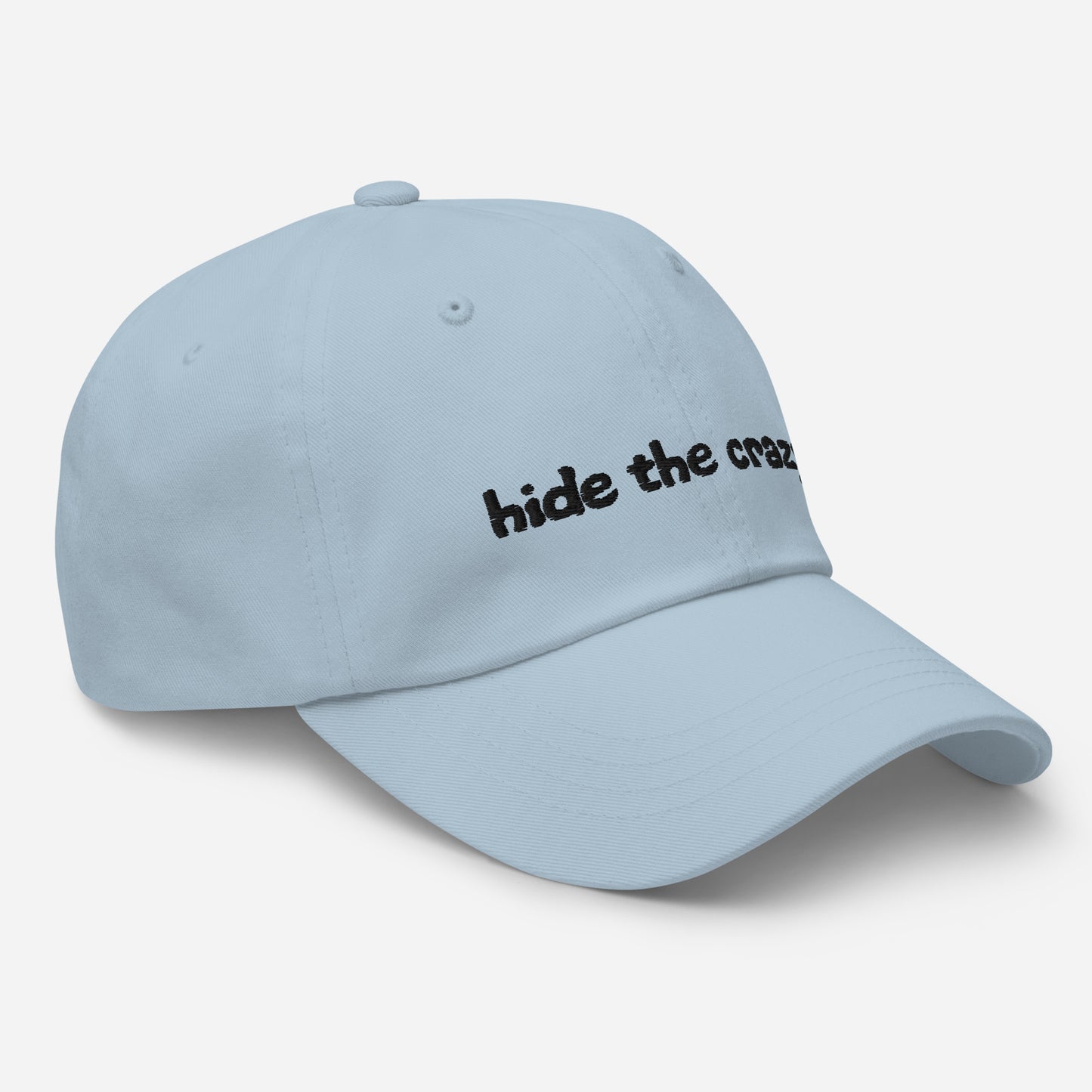 Dad Hat With Black Logo