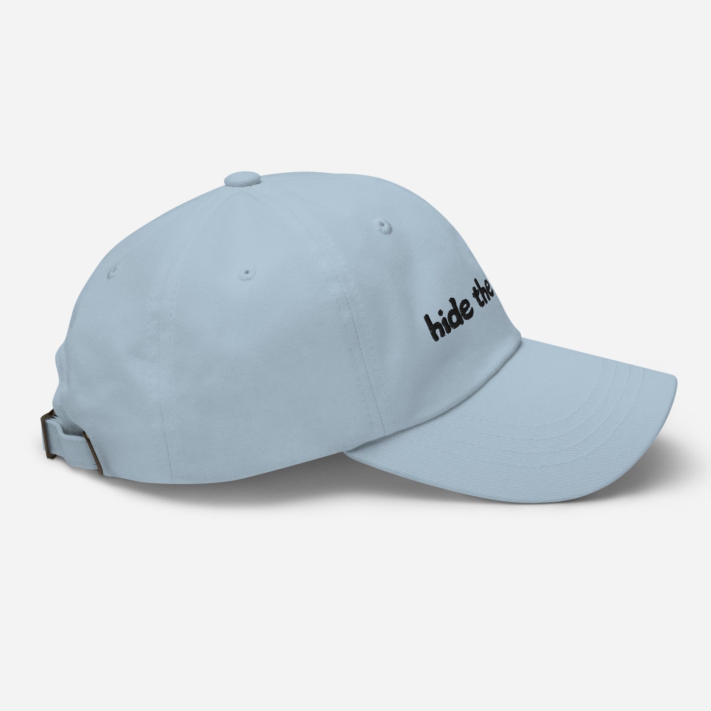 Dad Hat With Black Logo