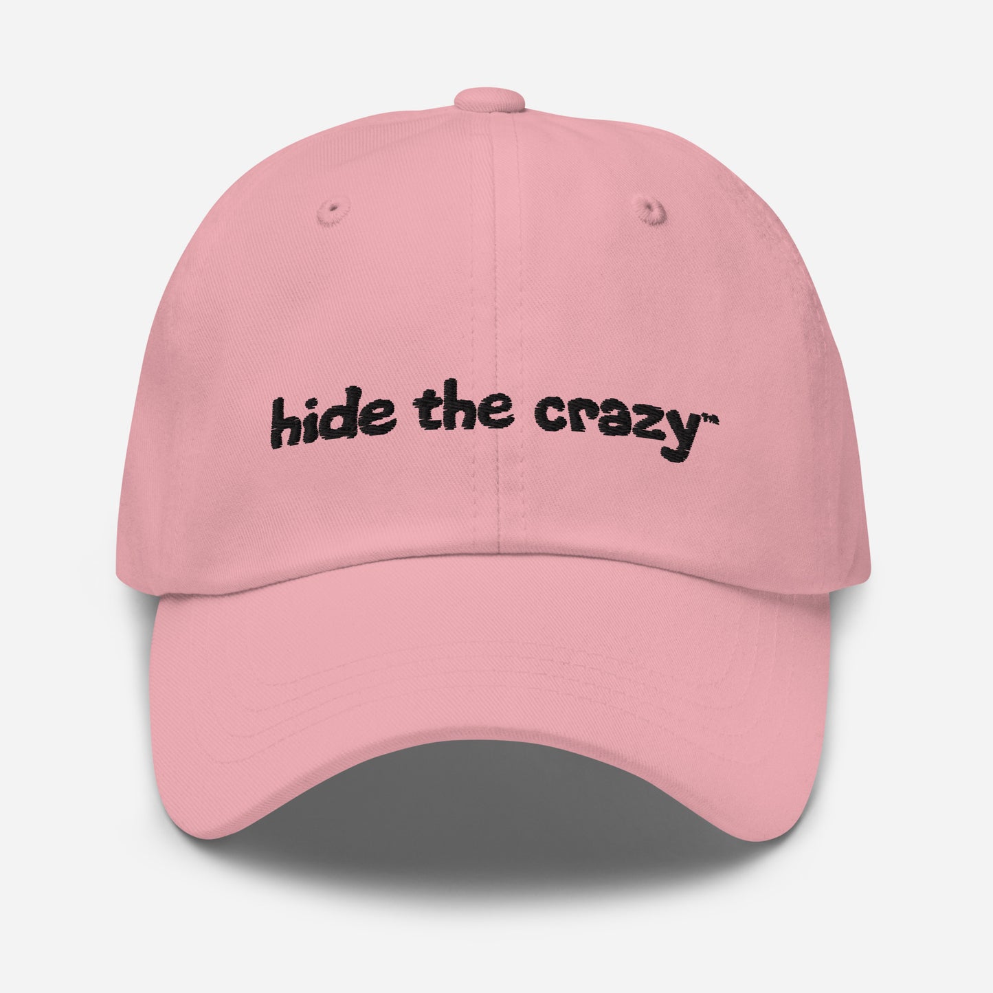 Dad Hat With Black Logo