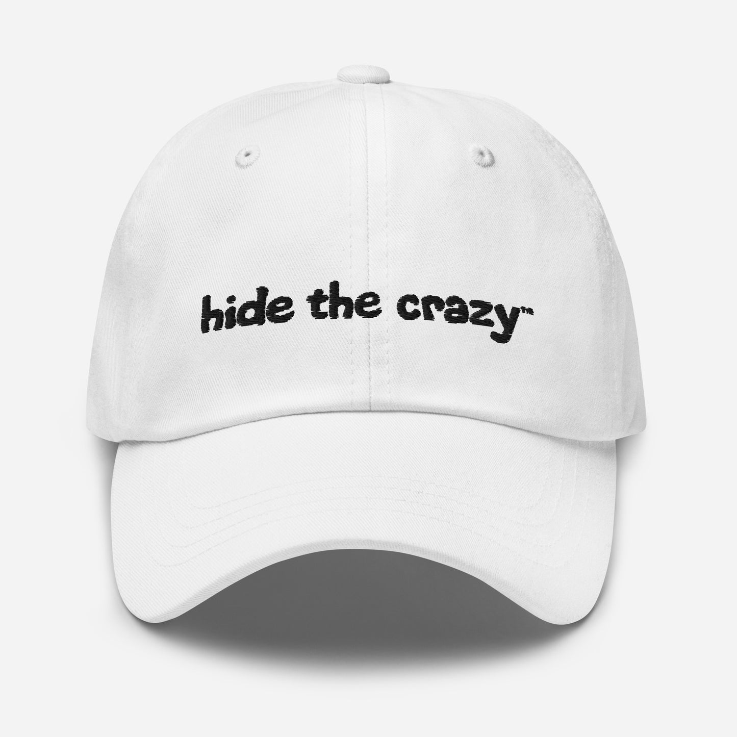 Dad Hat With Black Logo