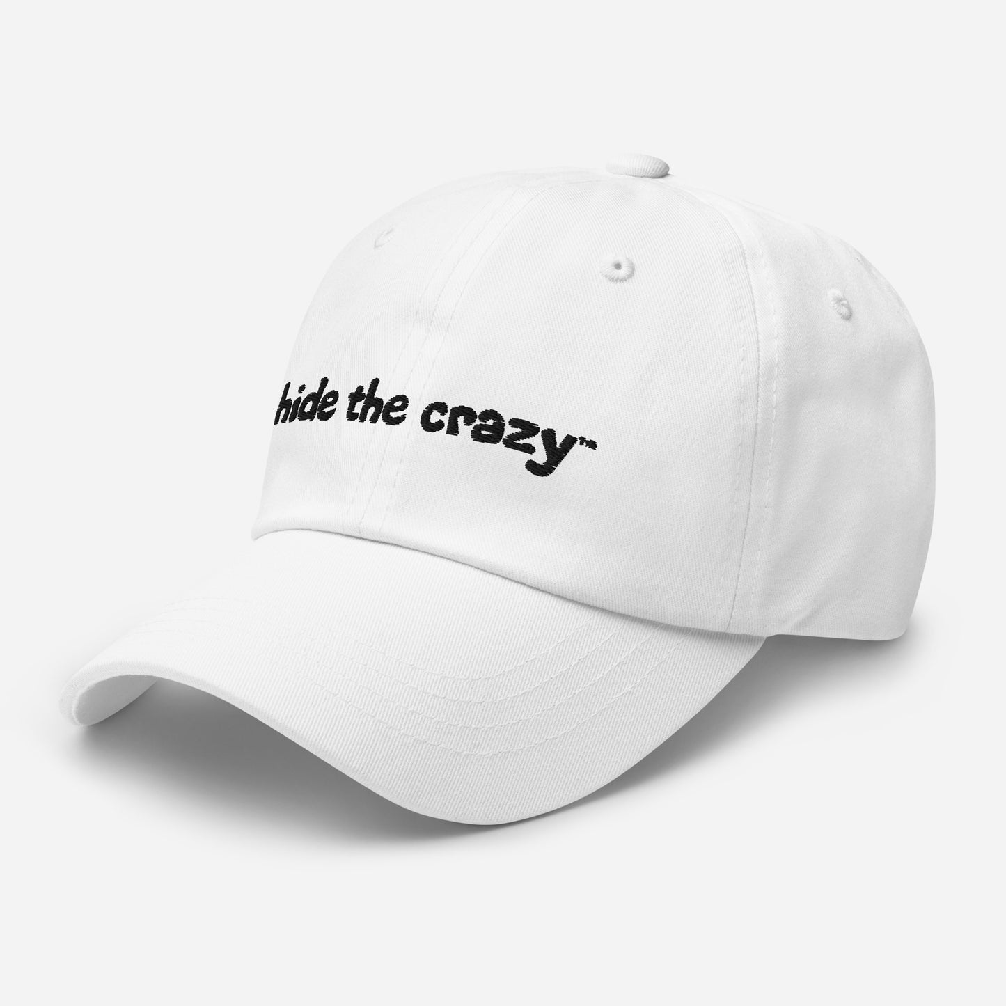 Dad Hat With Black Logo