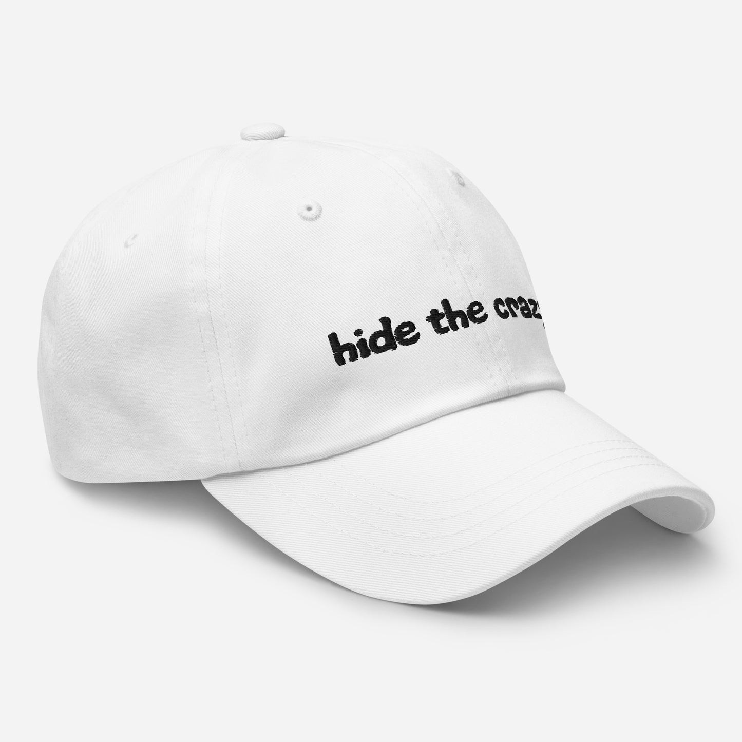 Dad Hat With Black Logo