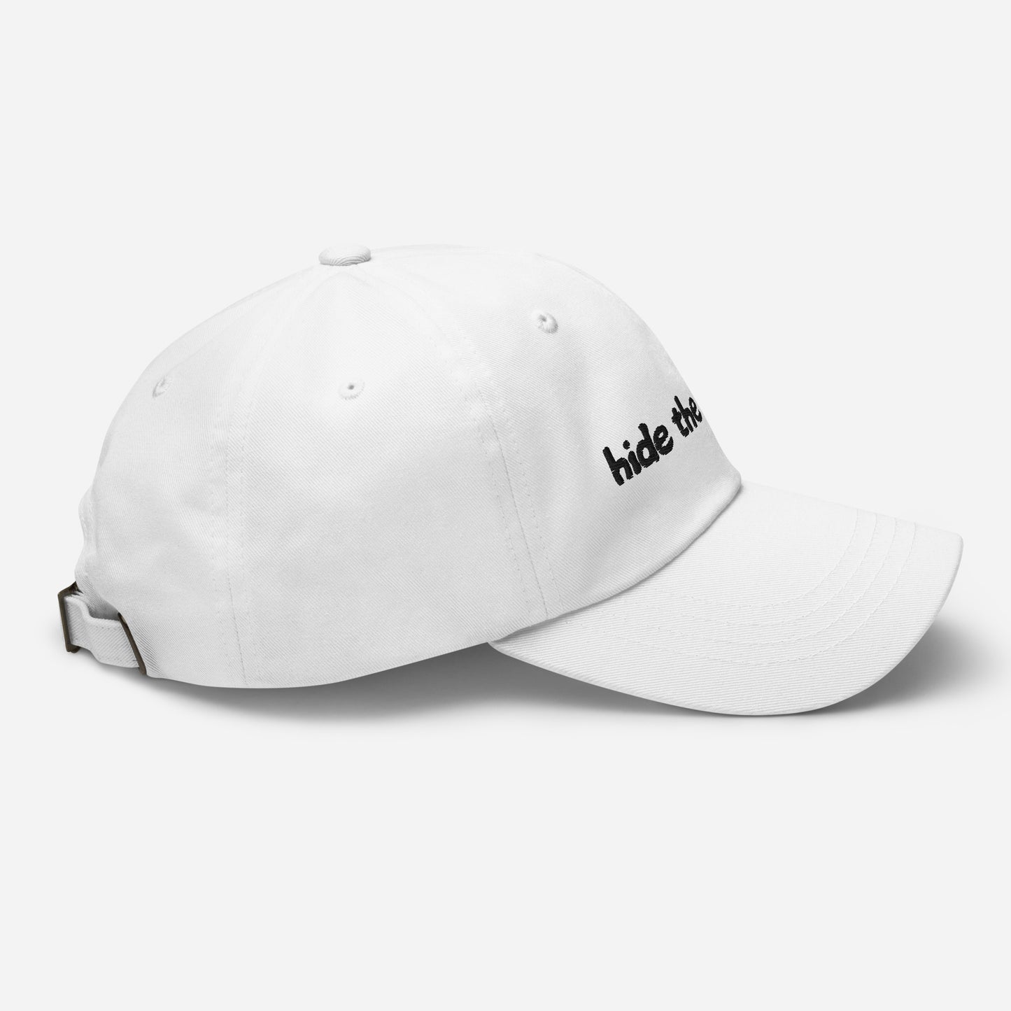 Dad Hat With Black Logo